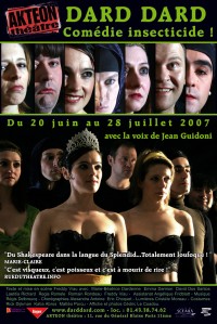 Affiche théatre Dard Dard