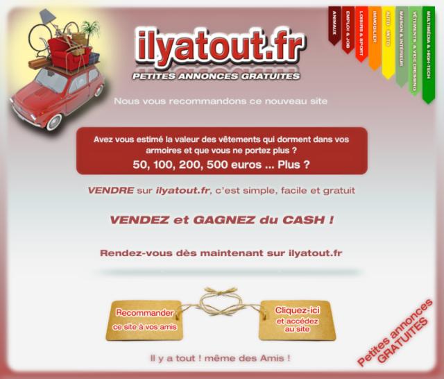 Ilyatout.fr petites annonces gratuites